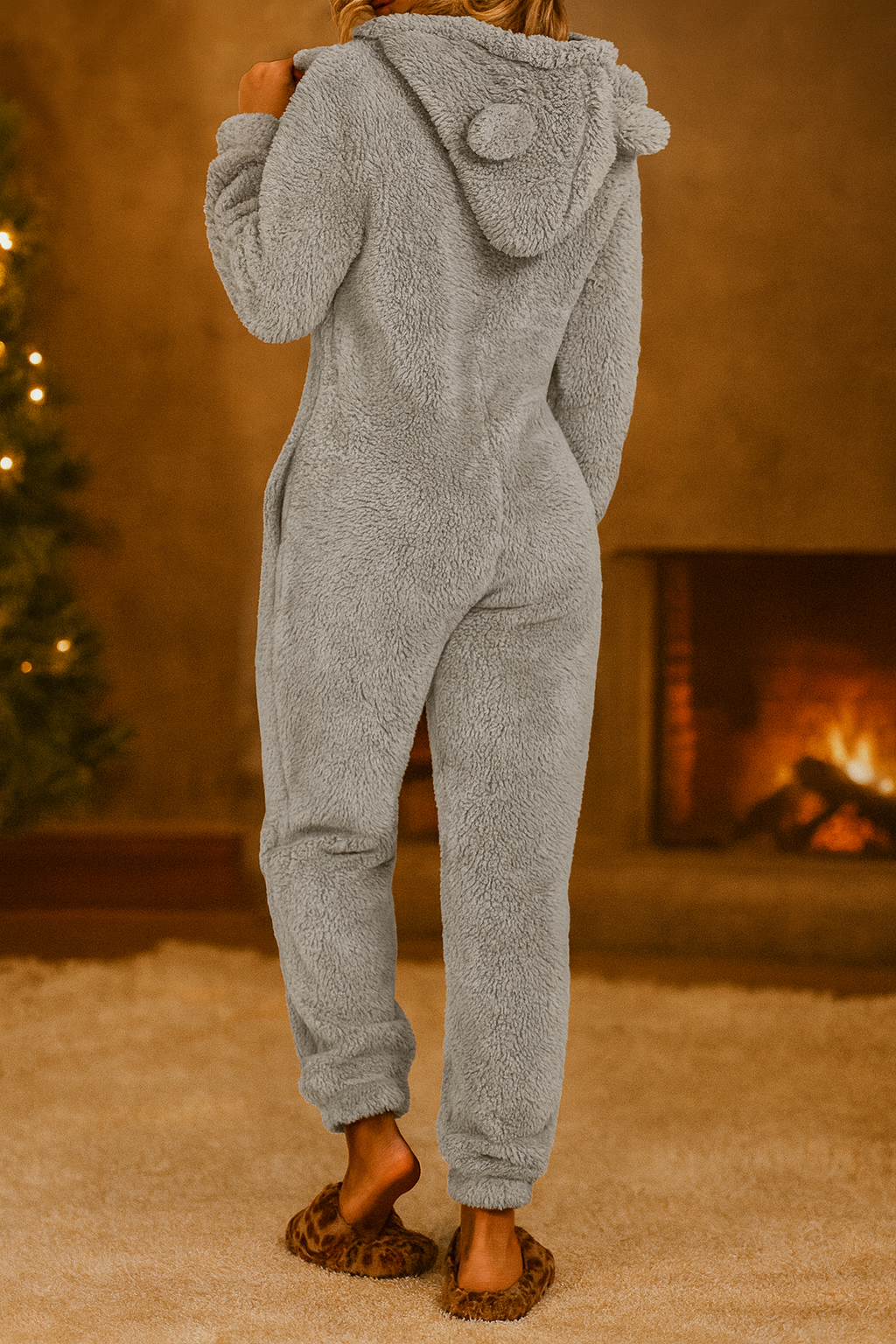 🧸 Ultra-Soft Cozy Onesie – Full Zip | Cozenova® 